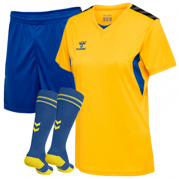Fußball-Set: Authentic Trikot (1/4 Arm) , Authentic Short und Element Socken - Damen