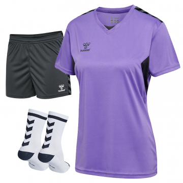 Handball-Set: Authentic Trikot (1/4 Arm) , Authentic Short und Elite Socken - Damen