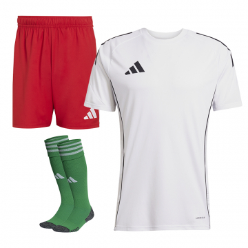 Fußballset: Tiro 25 Competition Jersey, Tastigo 25 Short und Adi Sock 23