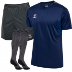 Fußball-Set: Authentic Trikot (1/4 Arm) , Authentic Short und Element Socken - Herren